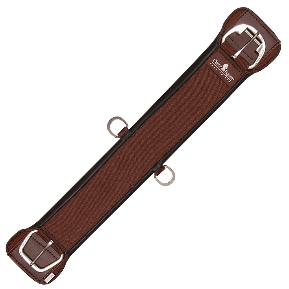 Classic Equine Feather Flex Straight Cinch, Color: Brown, Size: 30 (FFSCBR30)