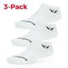 Swiftwick - PERFORMANCE ZERO (3 Pairs) Running Socks, Golf Socks, Durable, Cushioned No-Show (White, Large) view 3