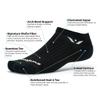 Swiftwick - PERFORMANCE ZERO (3 Pairs) Running Socks, Golf Socks, Durable, Cushioned No-Show (White, Large) view 4