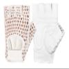 Kango Mesh Leather Weight Lifting Padded Gloves Fitness Cycling Gym Sports Small White view 1
