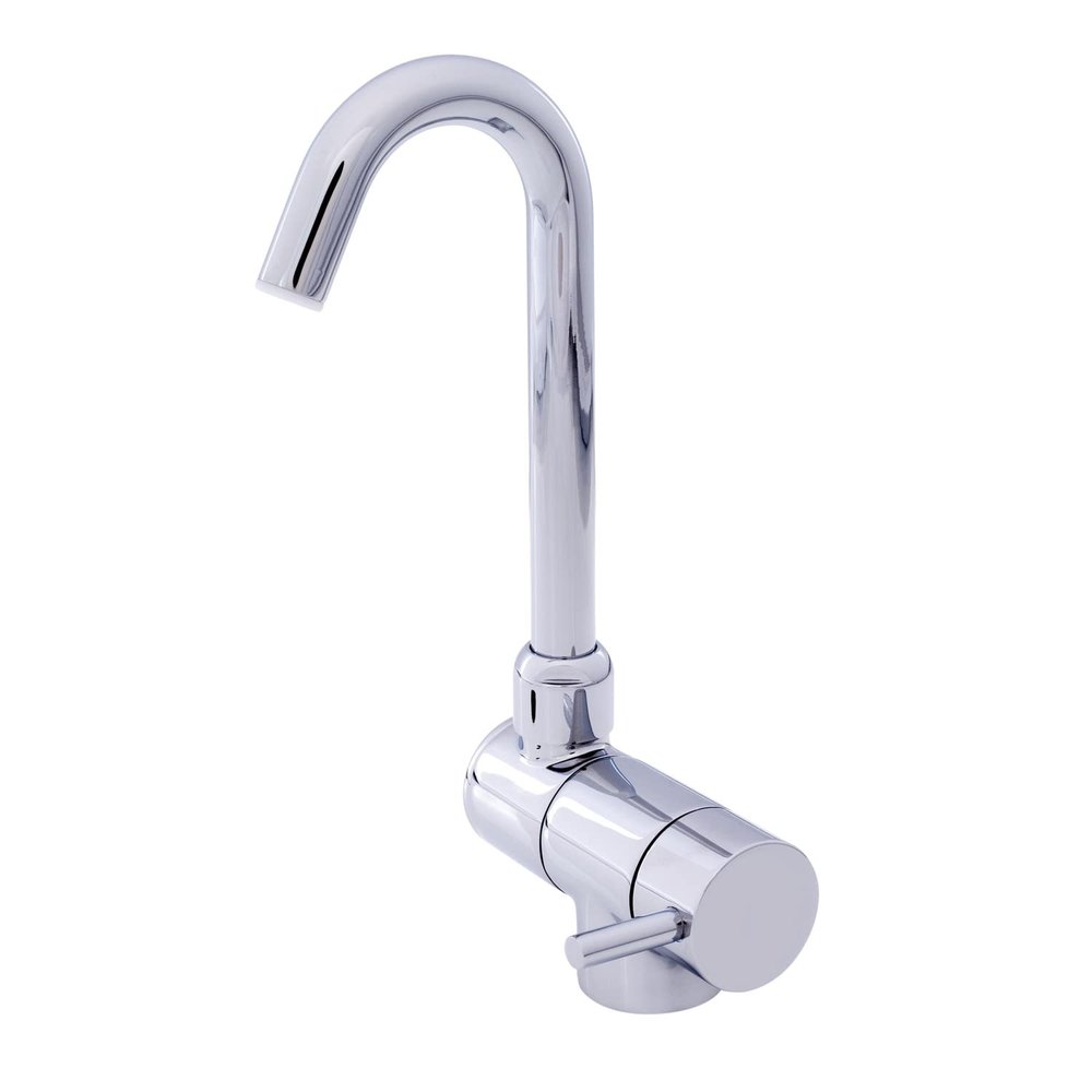 Ambassador Marine Elite J Spout Folding Tap, Chrome