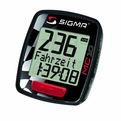 SIGMA Sport MC 10 Moto 01013 Motorbike Computer, Black, 7 x 3 x 3 cm