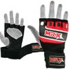 MRX MMA Gel Gloves Padded Wraps Boxing Inner Hand Wrap Glove Black (S/M) view 2