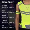 247 Viz Running Reflective Vest with Inside Pocket and 2 Bands, High Visibility Reflective Running Gear Safety Vest Straps for Men Women Kids for Night Running Walking Cycling Yellow view 2