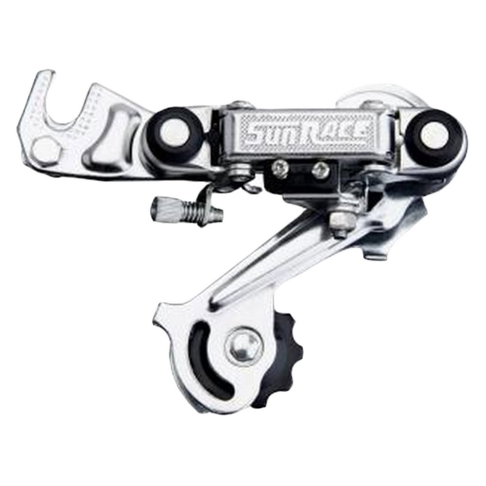 Sunrace Sgs Rear Friction Derailleur w/Braket: Rdm10, Silver