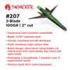 Swhacker #207 Broadheads, 100 Grain, 2.0 Cut, Green, 3-Pack | 2-Blade Hunting Broadheads with Practice-Ready Accuracy view 4