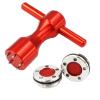 LEZHISNUG New 2 x 20g Custom Weights + Red Wrench s Compatible With Titleist Scotty Cameron Putters Weights, Golf Putter Weights, Red view 2