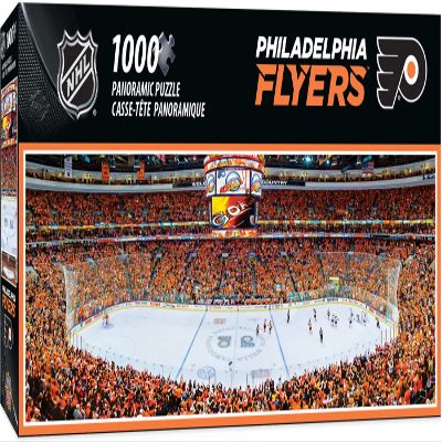 MasterPieces 1000 Piece Sports Jigsaw Puzzle - NHL Philadelphia Flyers Center View Panoramic - 13"x39"