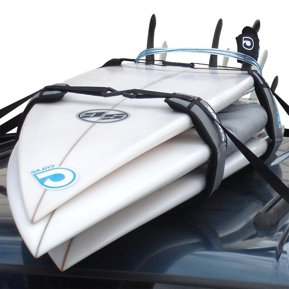 Surfboard Soft Rack Lockdown Premium Surfboard Car Racks by Curve (Set of 2)