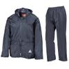 Result Mens Heavyweight Waterproof Rain Suit (Jacket & Trouser Suit) (XL) (Black) view 3