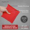 Play Platoon Weather Resistant Cornhole Bags - Set of 8 Regulation Size - Red & Gray - Durable Duck Cloth for Tossing Game, Includes Tote Bag view 2