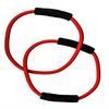 Pure Double Tubing Exercise Bands - Medium Resistance - Red & Black - 2 Levels - 1 Count view 1