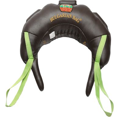 Suples Bulgarian Bag Original - Genuine Leather Size S (17lbs), Made, Including The Instructional Video from The Inventor Coach Ivan Ivanov (Wrestling, Fitness),Brown
