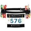 VeloChampion Lightweight Running Belt Waist Pack for Men Women. 6 Energy Gel Loops. Elasticated Fit Race Number Holder - No Pins Needed - 2 or 3 Toggle Style view 1