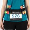 VeloChampion Lightweight Running Belt Waist Pack for Men Women. 6 Energy Gel Loops. Elasticated Fit Race Number Holder - No Pins Needed - 2 or 3 Toggle Style view 4