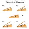 StrongTek Professional Wooden Slant Board, Adjustable Incline Board, and Calf Stretcher, Stretch Board - Extra Side-Handle Design for Portability, Full-Coverage view 4