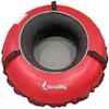 Pack of Two Bradley Heavy Duty Tubes for Floating The River; Whitewater Water Tube; Rubber Inner Tube with Cover for River Floating; Linking Tandem River Tubes; River raft Tube Red view 3