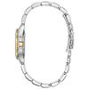 Citizen Women's Eco-Drive Dress Classic Crystal Watch in Two-Tone Stainless Steel, Silver Dial, 28mm (Model: EW1908-59A) view 2