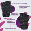 Seibertron S.O.L.A.G 1/2 Finger/Fingerless/Half Finger Multi-Function Sports Gloves Black S view 3