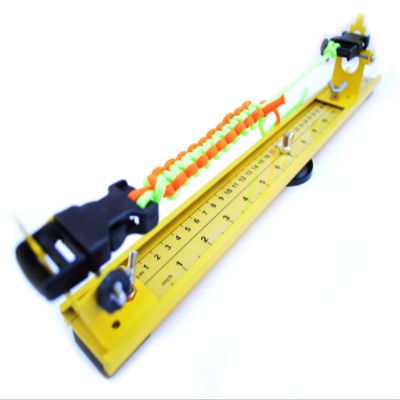 Acid Tactical 15" Adjustable Paracord Jig - Lightweight Aluminum - for Bracelets, Keychains, & More - Accommodates Any Clasp or Hook
