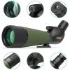 Gosky Flagship DiamondEdge 20-60x80 Spotting Scope with Tripod, Carrying Bag and Quick Phone Holder - BAK4 High Definition Waterproof Spotter Scope for Bird Watching Wildlife observing,Green view 4