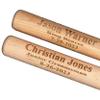 My Personal Memories, Custom Personalized Mini Baseball Bat - Ring Bearer Groomsmen - Monogrammed and Engraved view 4