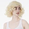 Aimole Women Short Curly Wig Synthetic Hair Cosplay Costume Halloween Party Daily Everyday Wear Wig Heat Resistant (613E) view 3