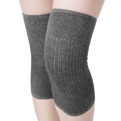 Clobeau Men Women Cashmere Knee Braces Supports Leg Warmer Winter Warm Thermal Wool Cycling Ski Running Knee Brace Pad Thicken Knees Pads Sleeve Knees Warmers 1 Pair