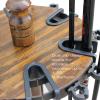 Rush Creek Creations Round 24 Fishing Rod Rack with Dual Rod Clips - No Tool Assembly - Water Resistant, dark (38-3002) view 4