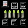 ST Action Pro 9mm Dummy Rounds 10 Pack Inert Training Ammunition for Dry Fire, Malfunction Drills & Classroom Use  Nickel Casing, UV Reactive, Veteran-Owned, Assembled in USA  Safe & Reusable view 4