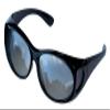 LensCovers Small Polarized Sunglasses | Wear Over Prescription Glasses| Fitover for Glasses up to 5 5/16'' X 1 5/8'' | Black Frame and Reflective Lens view 1