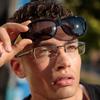 LensCovers Large Slim Polarized Wraparound Sunglasses | Wear Over Sunglasses to Cover Eyeglasses or Prescription Glasses | Black Frame Reflective Lens| Fitover for Glasses up to 5 11/16'' X 1 7/8'' view 4