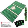 Stride Right Hitting Mat Training System | 2-in-1 Baseball & Softball Batting Mat with Instructional Guide for Stance, Stride & Setup | Improve Swing Mechanics & Consistency view 2