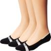 Sperry Men's Signature Invisible No Show 3 Pack Liner Socks, Black, Shoe Size: 6-9 view 2