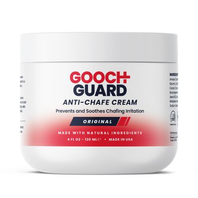 Gooch Guard Anti Chafing Cream 4oz Chamois butter for Cycling & Anti Chafe Balm for Men & Women Long-Lasting, Sweat-Resistant Relief for Running, Hiking & Sports
