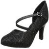 So Danca Women's Ballroom Dance Shoes, Black Black Sparkle, 7 view 1