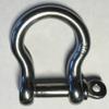 US Stainless 2 Pieces Stainless Steel 316 Forged Bow Shackle 5/16" (8mm) Marine Grade view 2