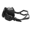 Scuba Choice Black Dive Mask  Low Volume for Scuba Diving, Spearfishing & Free Diving, Tempered Glass Lenses, Adjustable Strap, Perfect for Narrow Faces, 4-3/4" Silicone Skirt view 3