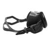 Scuba Choice Black Dive Mask  Low Volume for Scuba Diving, Spearfishing & Free Diving, Tempered Glass Lenses, Adjustable Strap, Perfect for Narrow Faces, 4-3/4" Silicone Skirt view 4