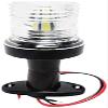 Pactrade Marine 12V Marine Boat Yacht Pontoon Navigation Anchor Light 360 Degrees All Around Nature White LED Splashproof Black Housing USCG Certified Approved (Fixed Base (H=5.5")) view 1