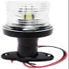 Pactrade Marine 12V Marine Boat Yacht Pontoon Navigation Anchor Light 360 Degrees All Around Nature White LED Splashproof Black Housing USCG Certified Approved (Fixed Base (H=5.5")) view 2