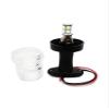 Pactrade Marine 12V Marine Boat Yacht Pontoon Navigation Anchor Light 360 Degrees All Around Nature White LED Splashproof Black Housing USCG Certified Approved (Fixed Base (H=5.5")) view 3