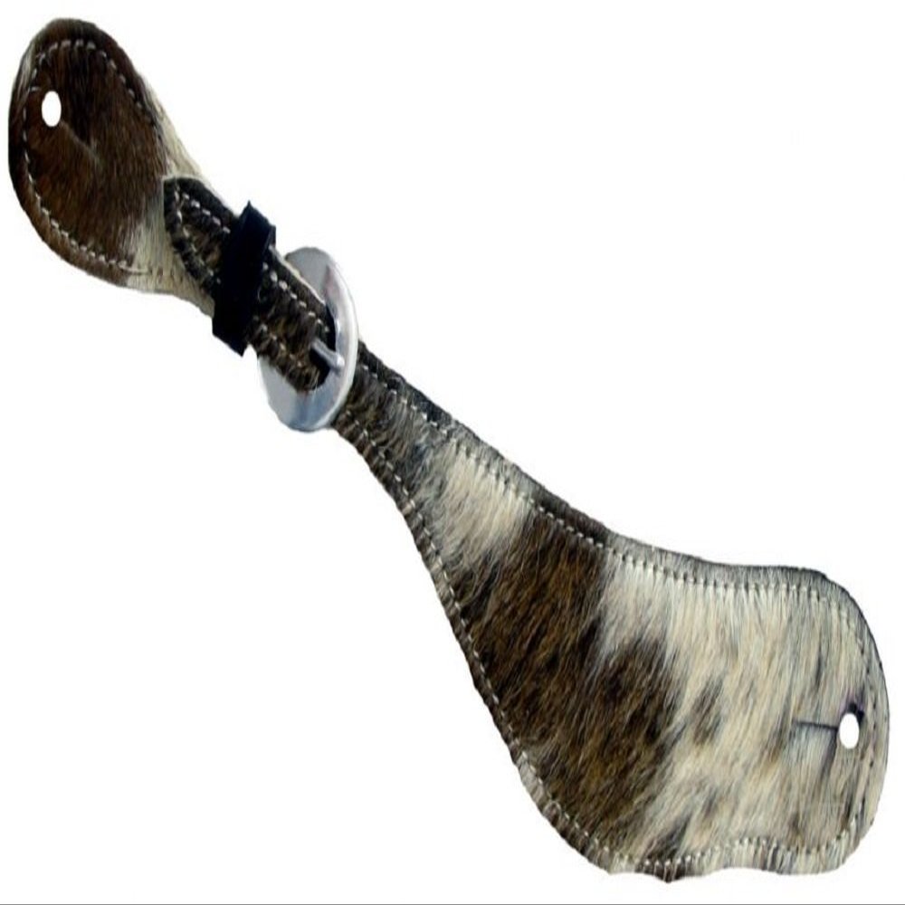 Showman Leather Spur Straps Hair On Cowhide Cowhide Will Vary in Color