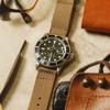Da Luca Two Piece Ballistic Nylon Watch Strap - Sand (PVD Buckle) : 22mm view 4