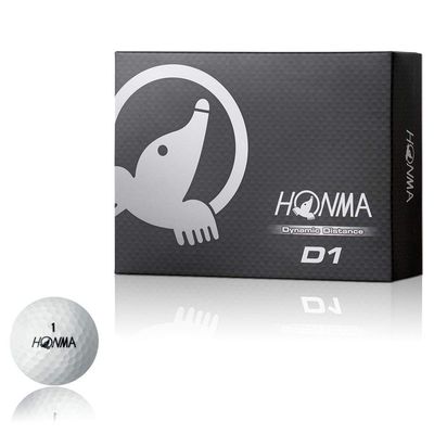 Honma D1 Dynamic Distance Golf Balls 1 Dozen (White)