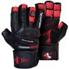 Crown Gear Weightlifting Gloves for Gym Fitness Crossfit Bodybuilding - Workout Weight Lifting Gloves for Men & Women - Dominator X Leather Crossfit Training Gloves Wrist Support Wraps (L) view 1