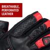 Crown Gear Weightlifting Gloves for Gym Fitness Crossfit Bodybuilding - Workout Weight Lifting Gloves for Men & Women - Dominator X Leather Crossfit Training Gloves Wrist Support Wraps (L) view 4