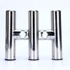 Amarine Made 4Pcs Marine Grade Stainless Steel Rail Mounted Clamp on Fishing Rod Holder for Rails 1" to 1-1/4" view 3
