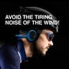 Cyclist Wind Deflector Ear Muffs for Noise Reduction Earmuffs, Cycling Ear Wind Deflectors for Ear Wind Protection, Sensory Headphones for Hearing Aids Users Tinnitus Over-Ear Headphone Black view 2