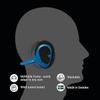 Cyclist Wind Deflector Ear Muffs for Noise Reduction Earmuffs, Cycling Ear Wind Deflectors for Ear Wind Protection, Sensory Headphones for Hearing Aids Users Tinnitus Over-Ear Headphone Black view 4